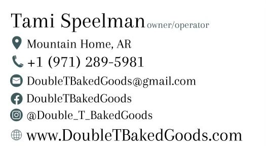 Double T Baked Goods | Contact Us Information